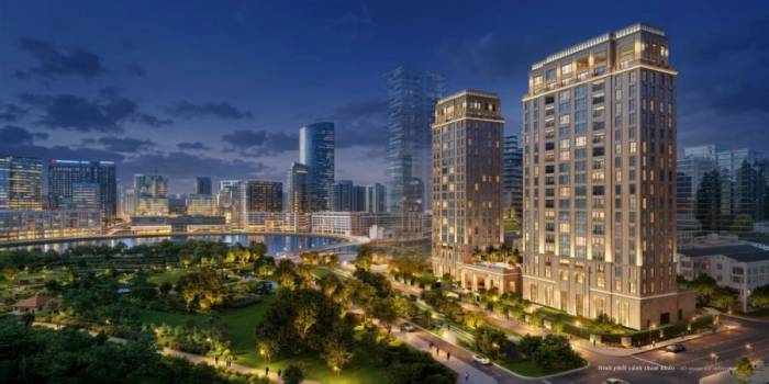 Phối cảnh hai tòa tháp Casa Luna. Ảnh: Phú Mỹ Hưng