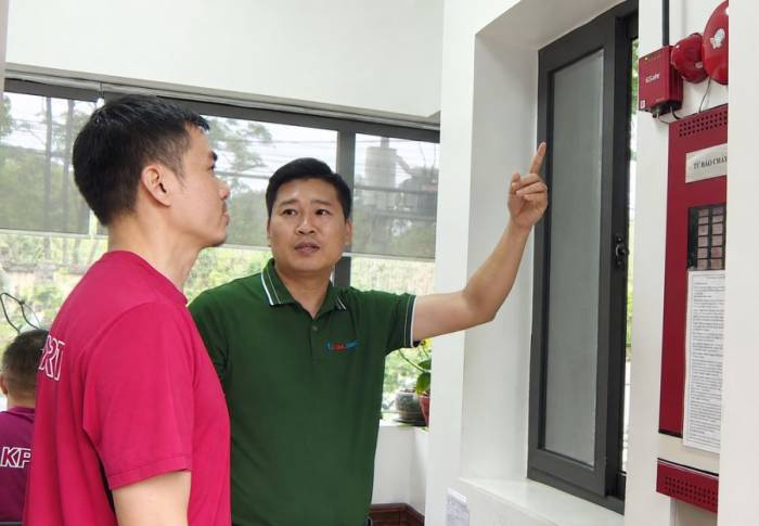 Cơ sở cần phải duy trì kết nối truyền tin báo cháy. Ảnh: Tổng công ty GTel