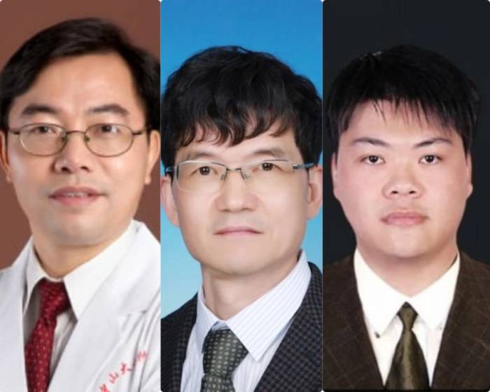 Ba trong số những giáo sư bị Sinh viên Geng tố cáo vì gian lận trong nghiên cứu hồi tháng 4. Ảnh: Sun Yat-sen University, Baidu
