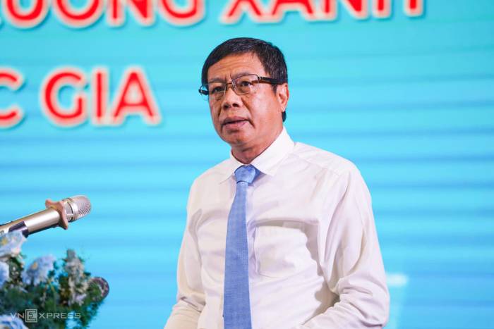 Thứ trưởng Khoa học và Công nghệ Lê Xuân Định phát biểu tại hội thảo ngày 21/9. Ảnh: Bùi Toàn