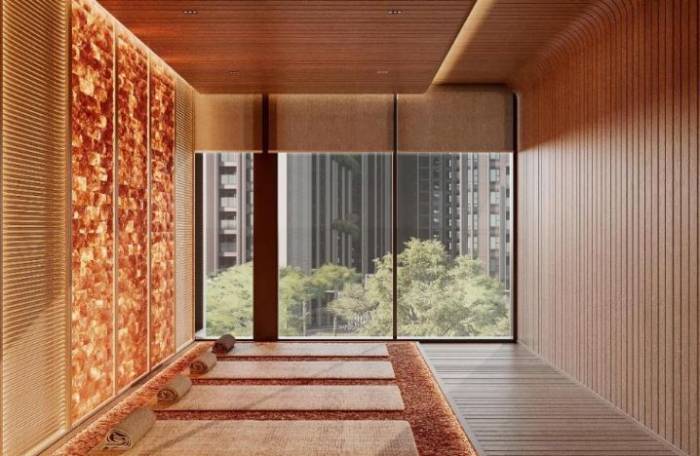 Không gian phòng xông đá muối Himalaya. Ảnh: MIK Group