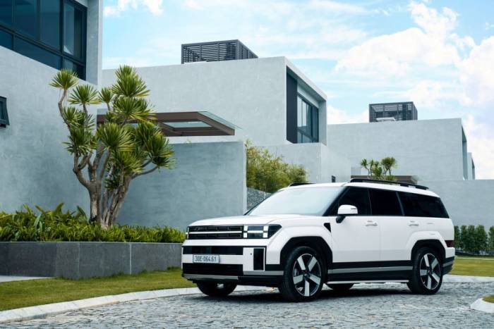 Santa Fe là dòng xe nhận ưu đãi cao nhất tháng 9 của Hyundai Thành Công. Ảnh: HTV