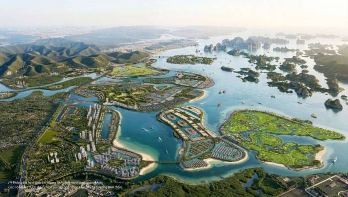 Đường đua đặt tại siêu đô thị Vinhomes Global Gate Hạ Long. Ảnh: Vinhomes