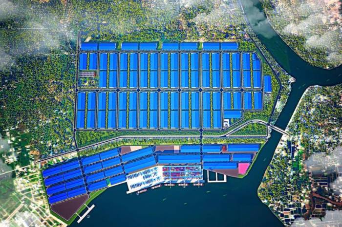 Phối cảnh Khu công nghiệp Tân Lân 3. Ảnh: IMG Long An