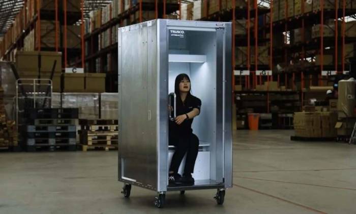 Tủ lạnh Do Hiemon Box dành cho người. Ảnh: Trusco Nakayama