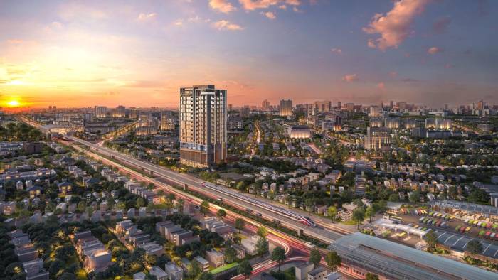 Phối cảnh dự án của VCRE. Ảnh: VCRE