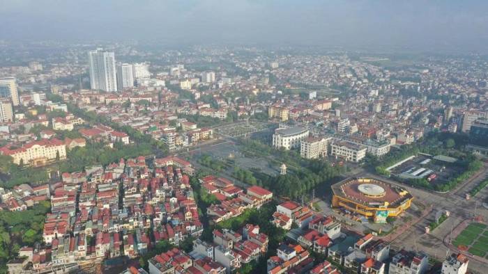 Một góc thành phố Bắc Giang (cũ), nay là phường Bắc Giang, tỉnh Bắc Ninh. Ảnh: Thanh Hải
