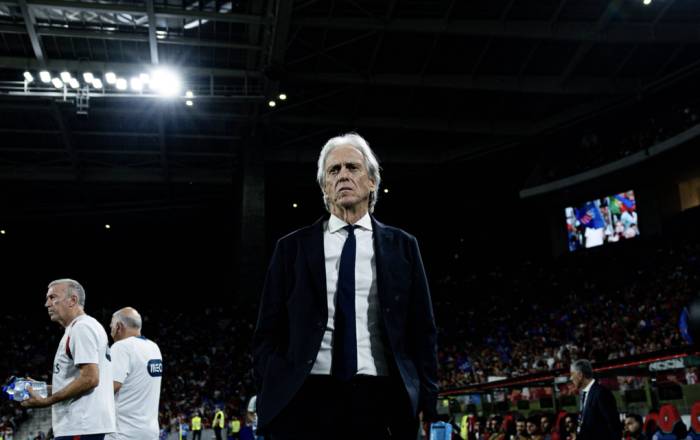 HLV Jorge Jesus trong trận Bồ Đào Nha thắng Na Uy 2-1 ở lượt bốn bảng A4 Nations League trên sân Dragao, Porto, Bồ Đào Nha ngày 4/10/2026. Ảnh: Imago