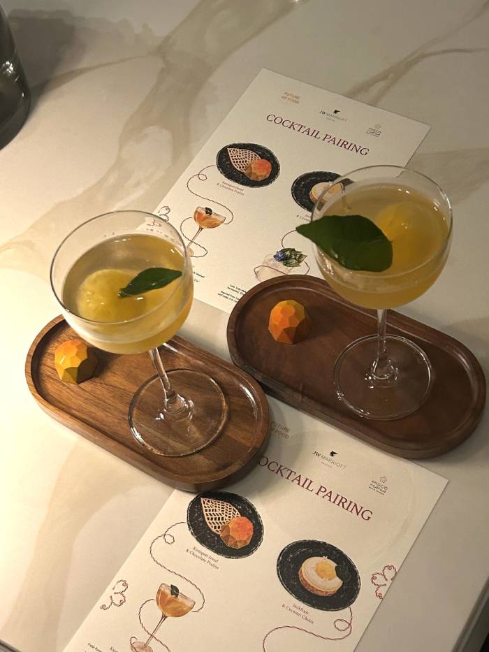 Đồ uống không cồn tại quán bar Pisco Hana, TP HCM. Ảnh: Nguyễn Linh