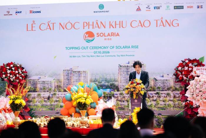 Ông Koji Haruyama - Tổng giám đốc NNR phát biểu tại sự kiện. Ảnh: Nam Long
