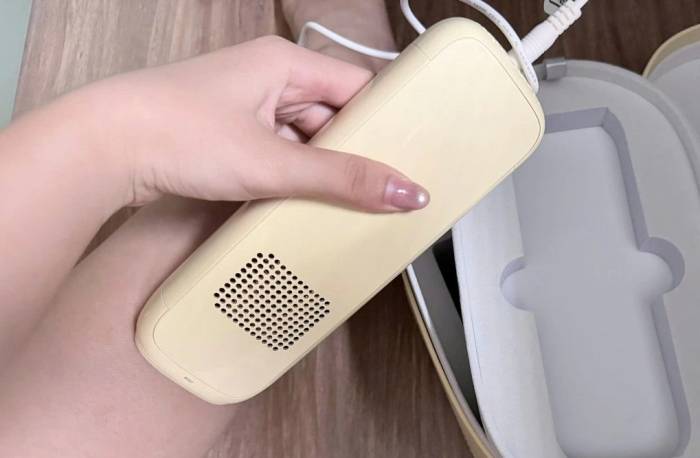 Máy triệt lông cá nhân thường giới hạn mức năng lượng để có thể sử dụng an toàn tại nhà. Ảnh minh họa: Minh Anh
