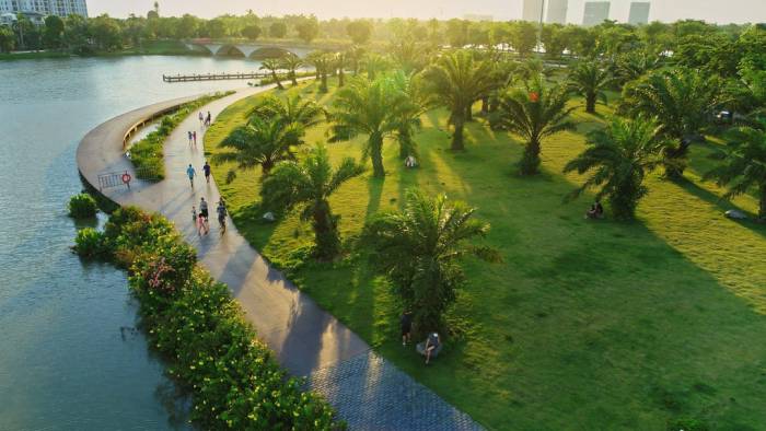 Một góc đô thị Ecopark (Hưng Yên). Ảnh: Ecopark