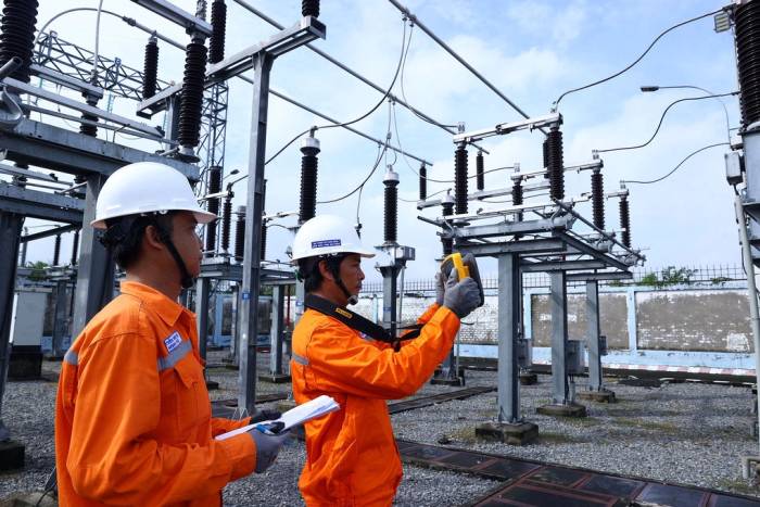 Điện cấp cho các khu công nghiệp đảm bảo tiêu chí N-1. Ảnh: EVNSPC