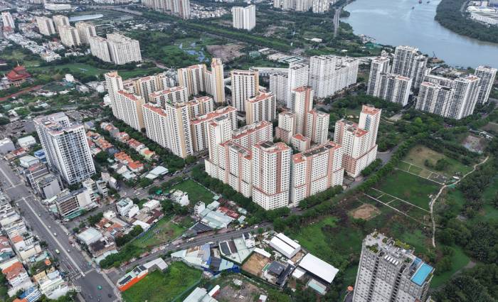 Bất động sản khu đô thị Thủ Thiêm, tháng 5/2026. Ảnh: Quỳnh Trầnkhu tái định cư Bình Khánh
