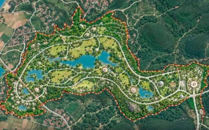 Sơ bộ phạm vi nghiên cứu dự án safari Ba Vì. Nguồn: Trang thông tin điện tử xã Ba Vì