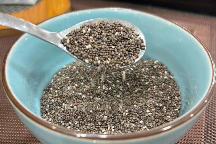 Hạt chia giàu chất xơ có lợi cho hệ tiêu hóa. Ảnh minh họa: Anh Chi