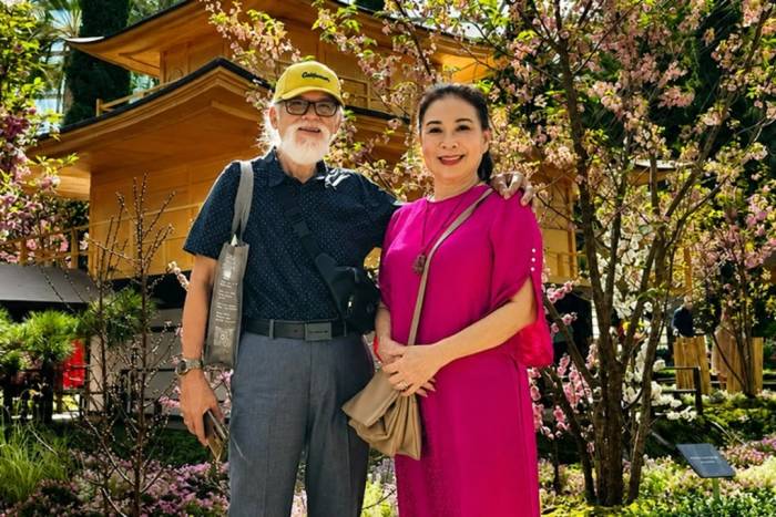 Vợ chồng nghệ sĩ Kim Xuân. Ảnh: Nhân vật cung cấp