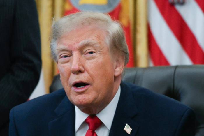 Tổng thống Mỹ Donald Trump tại Nhà Trắng ngày 7/10. Ảnh: AFP