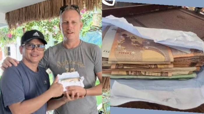 Du khách Pháp được trả lại tiền hôm 2/10. Ảnh: The Phuket Times