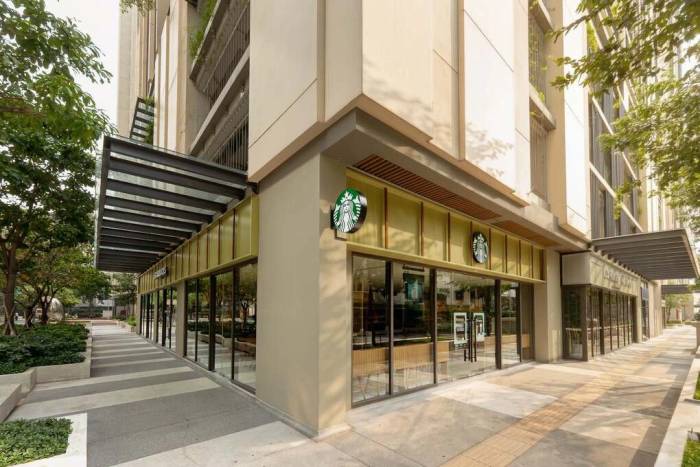 Cửa hàng Starbucks tại khu phức hợp Hà Đô Centrosa Garden, TP HCM. Ảnh: Starbucks Việt Nam.
