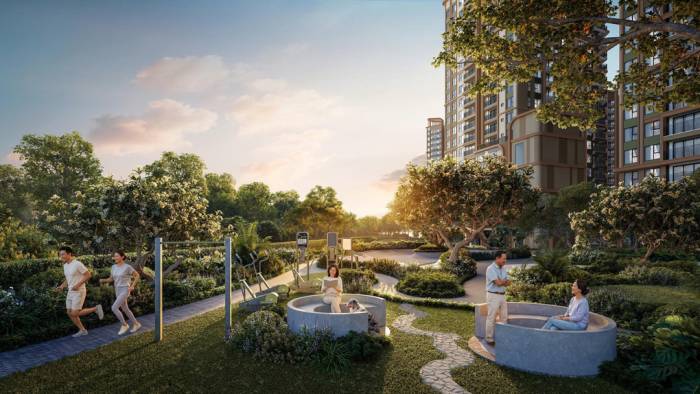 Phối cảnh không gian sống tại dự án Nortan Park. Ảnh: Gamuda Land