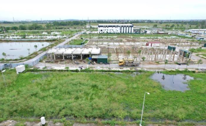Dự án khu dân cư Quảng Thành do Công ty Đông Á trúng đấu giá. Ảnh: Lam Sơn