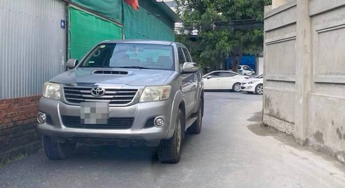 Hiện trường vụ việc, ngày 23/9. Ảnh: Công an cung cấp