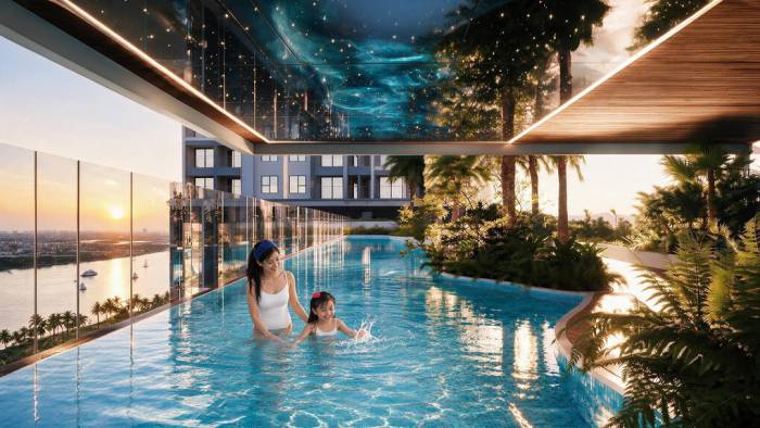 Phối cảnh không gian tiện ích tại căn hộ. Ảnh: Đạt Phước