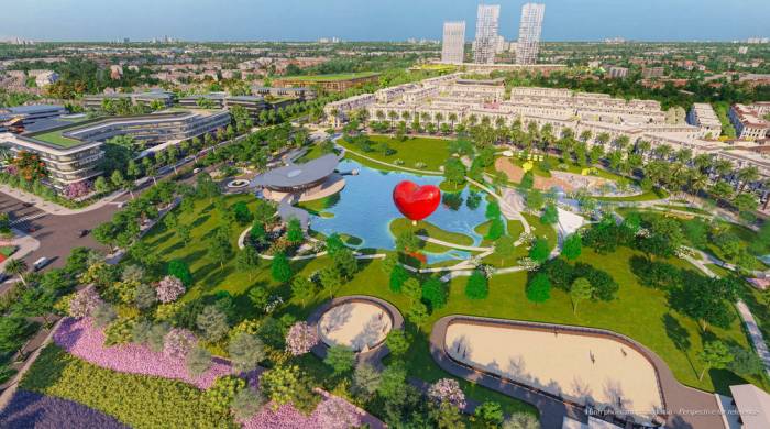 Phối cảnh Điểm đến - Destination phục vụ nhu cầu giải trí, thư giãn cho cư dân trong và ngoài dự án. Ảnh: Phú Mỹ Hưng