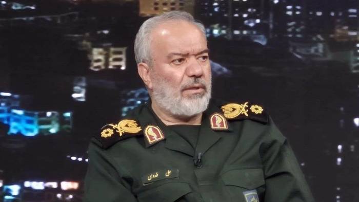 Chuẩn đô đốc Ali Fadavi, cố vấn cấp cao cho Tổng tư lệnh IRGC Ahmad Vahidi, trong một chương trình phát sóng ngày 4/9 của truyền hình Iran. Ảnh: PressTV