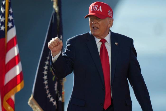 Tổng thống Donald Trump phát biểu tại một sự kiện ở bang Maryland ngày 6/10. Ảnh: AP