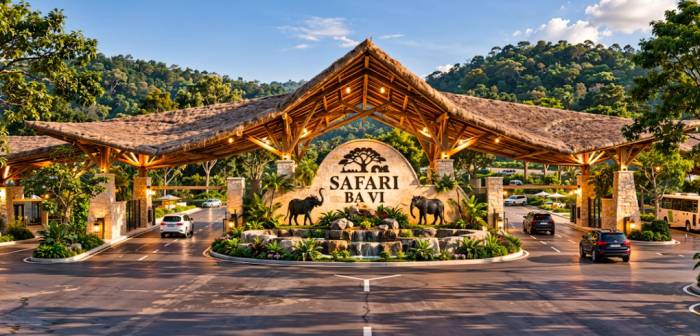 Phối cảnh cổng vào công viên Safari Ba Vì. Nguồn: Chủ đầu tư cung cấp