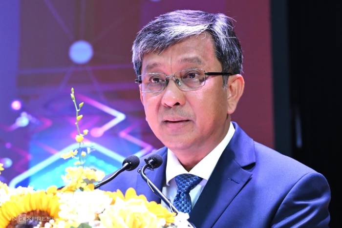 Thứ trưởng Khoa học và Công nghệ Trần Trung Tính tại Diễn đàn Công nghệ chiến lược Australia - Việt Nam 2026. Ảnh: Trọng Đạt
