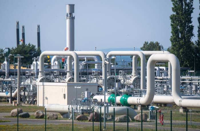 Một cơ sở trên hệ thống đường ống Nord Stream 1 tại Đức ngày 20/7/2022. Ảnh: AFP.