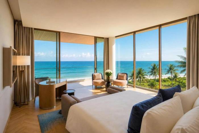 Villa Beachfront tại Ixora Grand Ho Tram by Fusion có tầm nhìn ôm trọn đại dương. Ảnh: Maia Resort Ho Tram