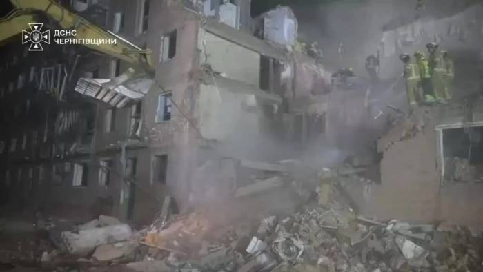 22 người chết khi tòa nhà chung cư ở Ukraine trúng tên lửa