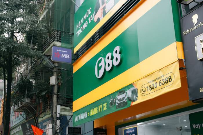 F88 hiện cung cấp nhiều dịch vụ: cho vay cầm cố, bảo hiểm, thu hộ... Ảnh: F88