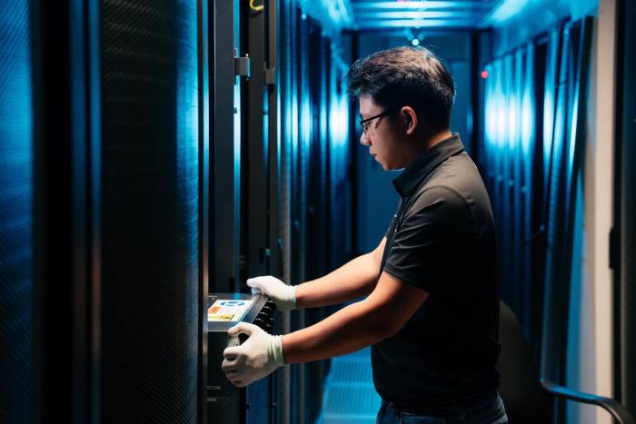 Bên trong vùng hạ tầng FPT Cloud do đội ngũ kỹ sư Việt Nam vận hành. Ảnh: FPT Cloud