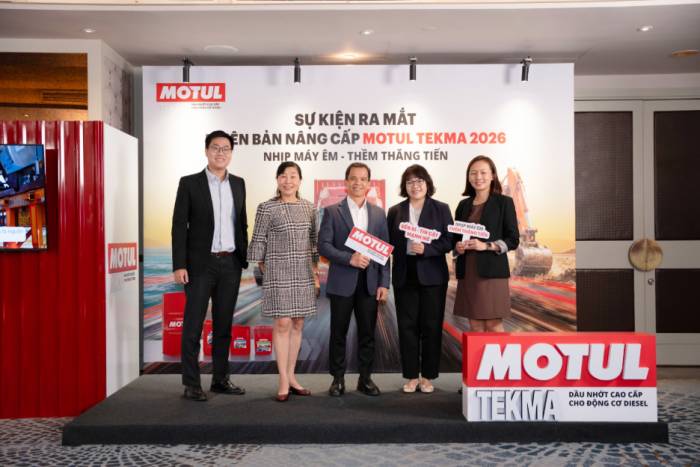 Đại diện Motul Việt Nam tại lễ ra mắt sản phẩm. Ảnh: Motul