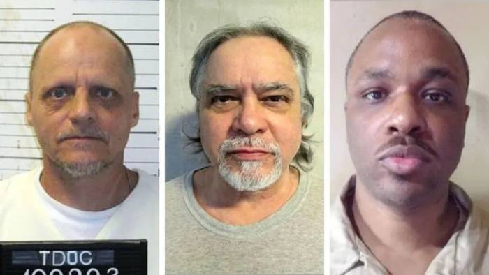 Từ trái sang phải: Anthony Darrell Hines, Carlos Cuesta-Rodriguez và Jeremy Williams là ba người nhận án tử hôm 13/8. Ảnh: Sở Cải huấn Alabama