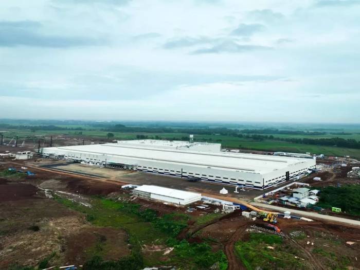 Nhà máy VinFast tại Subang, Indonesia khánh thành ngày 15/12. Ảnh: VinFast