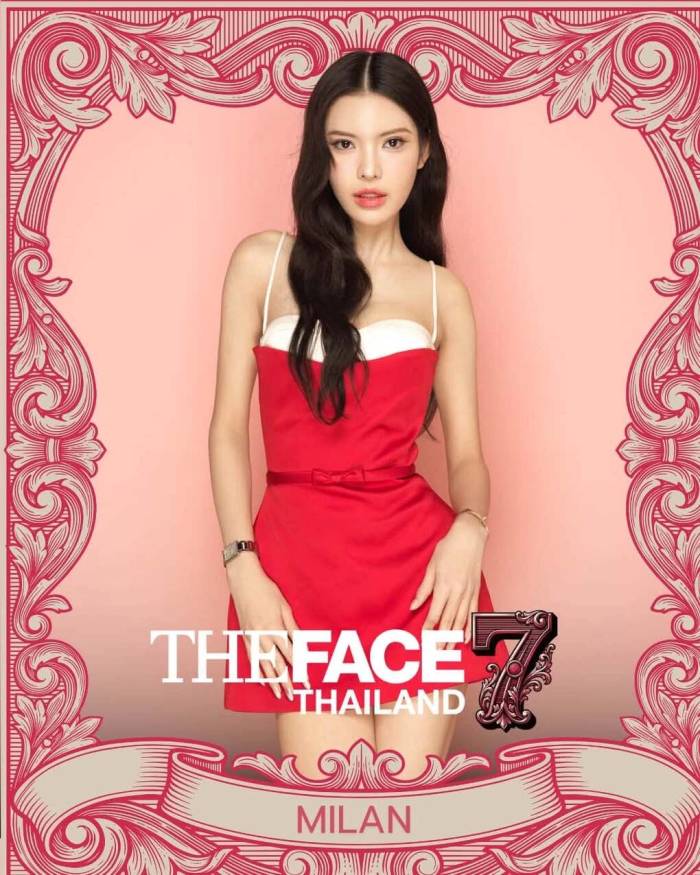 Ảnh chân dung của Tường San do ban tổ chức công bố. Ảnh: The Face Thailand