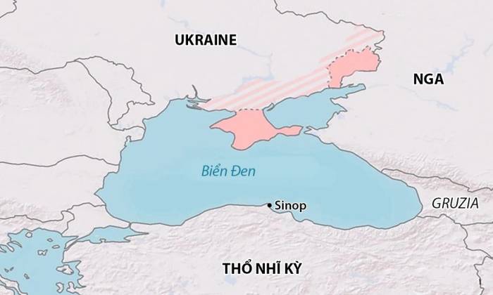 Vị trí Biển Đen. Đồ họa: Geopolitical Monitor