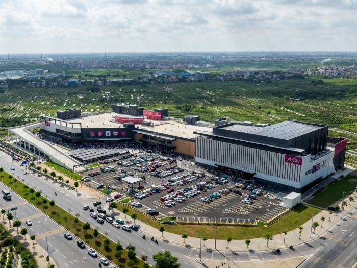 Toàn cảnh TTTM Aeon Hải Dương từ trên cao. Ảnh: Aeon Việt Nam