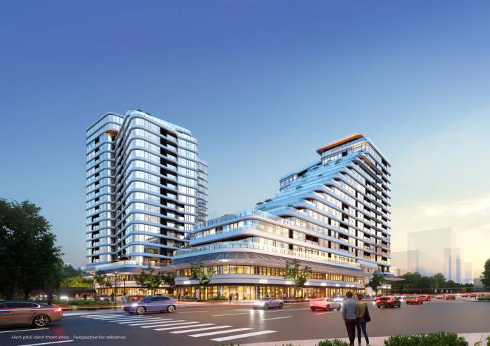 Phối cảnh hai tòa thái Triton Crown. Ảnh: Phú Mỹ Hưng