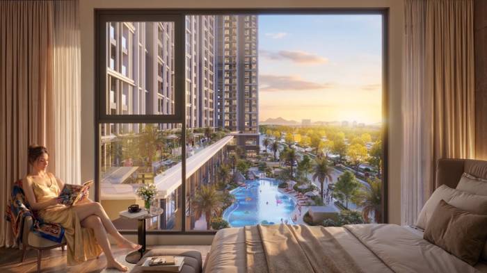 Căn hộ Dyhome dấu ấn riêng tại Beachtro Tower. Ảnh phối cảnh: Sun Property