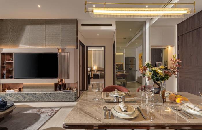 Không gian sống tại The Westique Residences. Ảnh: VCRE