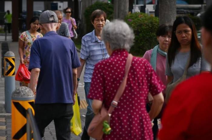 Số lượng người dân Singapore từ 80 tuổi trở lên đã tăng vọt 60% trong vòng 10 năm qua, đạt 152.000 người vào năm nay. Ảnh: Kua Chee Siong / The Straits Times