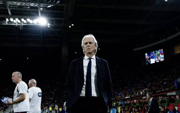 HLV Jorge Jesus trong trận Bồ Đào Nha thắng Na Uy 2-1 ở lượt bốn bảng A4 Nations League trên sân Dragao, Porto, Bồ Đào Nha ngày 4/10/2026. Ảnh: Imago