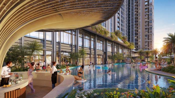 Hệ tiện ích nội tòa. Ảnh phối cảnh: Sun Property